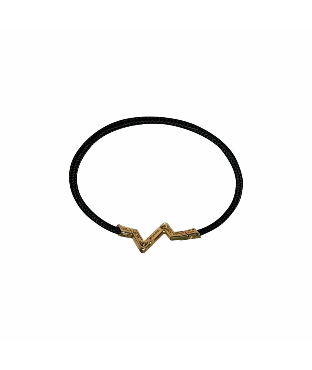 LOUIS VUITTON Черный браслет из розового золота, фото 1