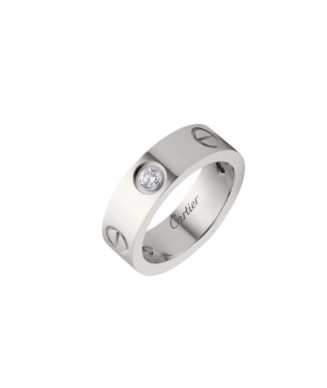 CARTIER Серебряное кольцо из белого золота, фото 1