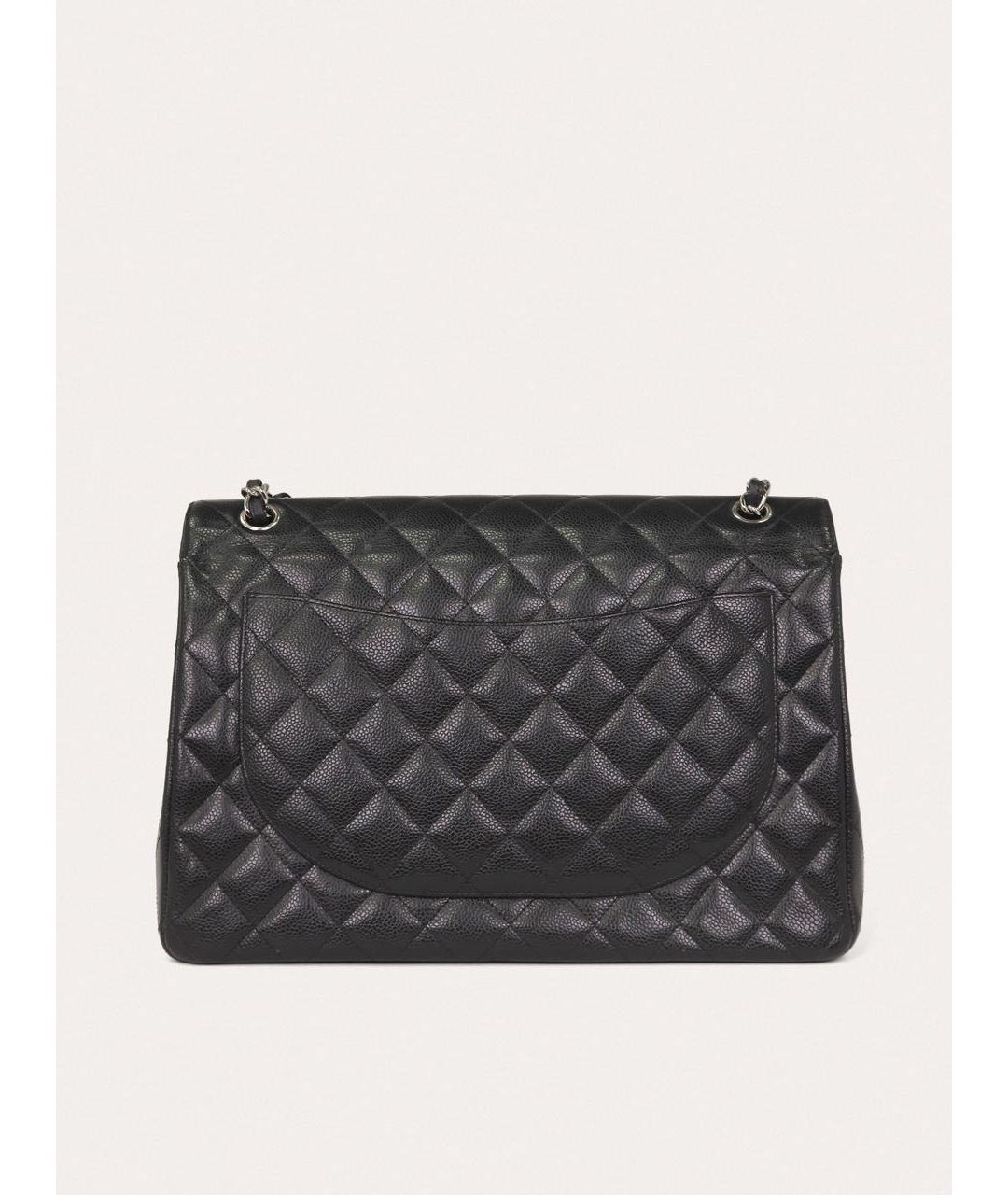 CHANEL Черная кожаная сумка через плечо, фото 5
