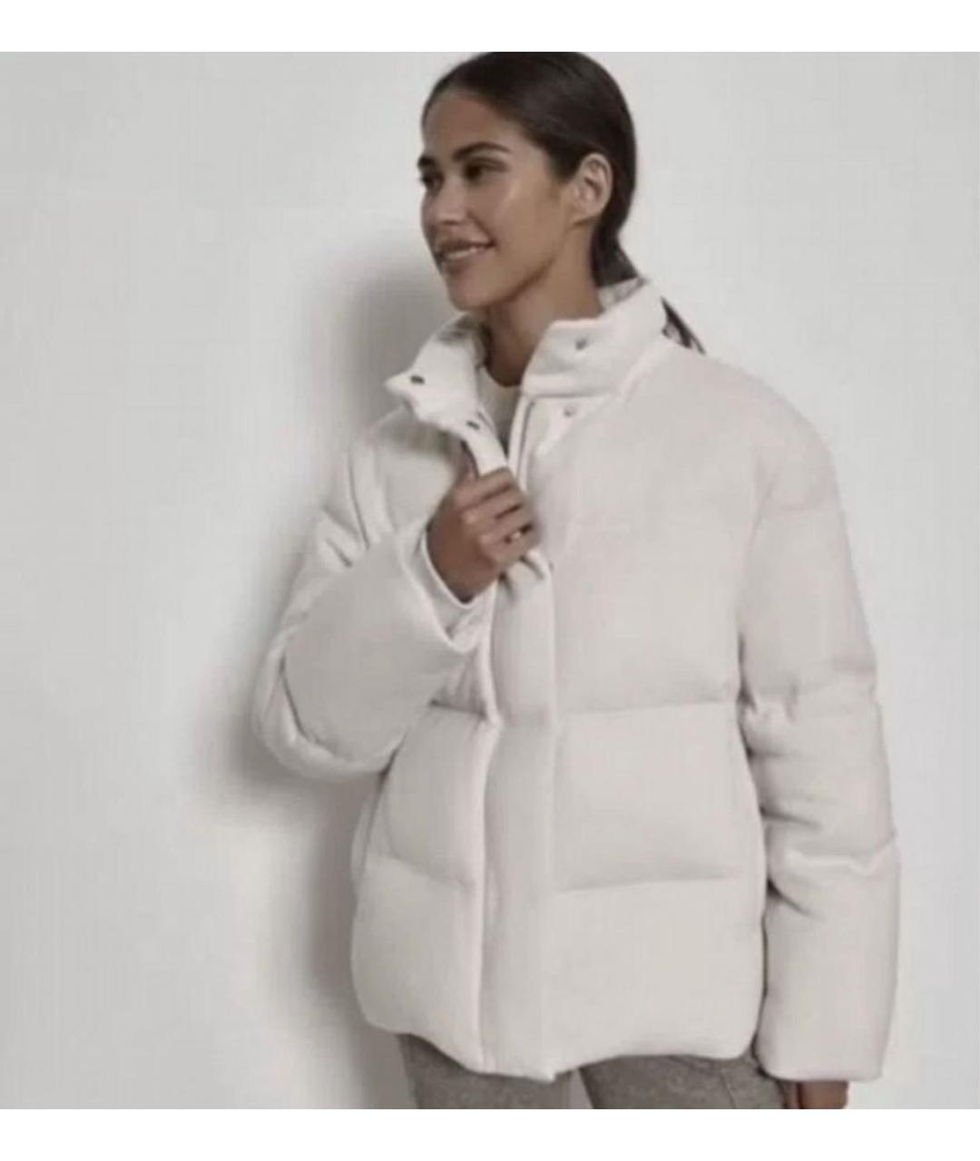 12 STOREEZ Белая полиэстеровая куртка, фото 2