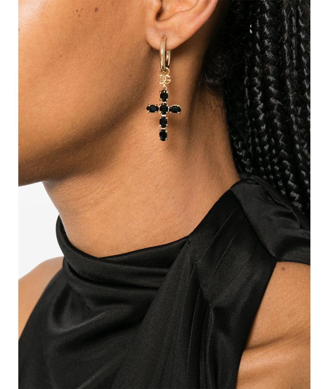 DOLCE&GABBANA Золотые серьги, фото 2