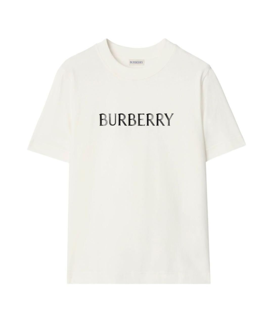 BURBERRY Хлопковая футболка, фото 1