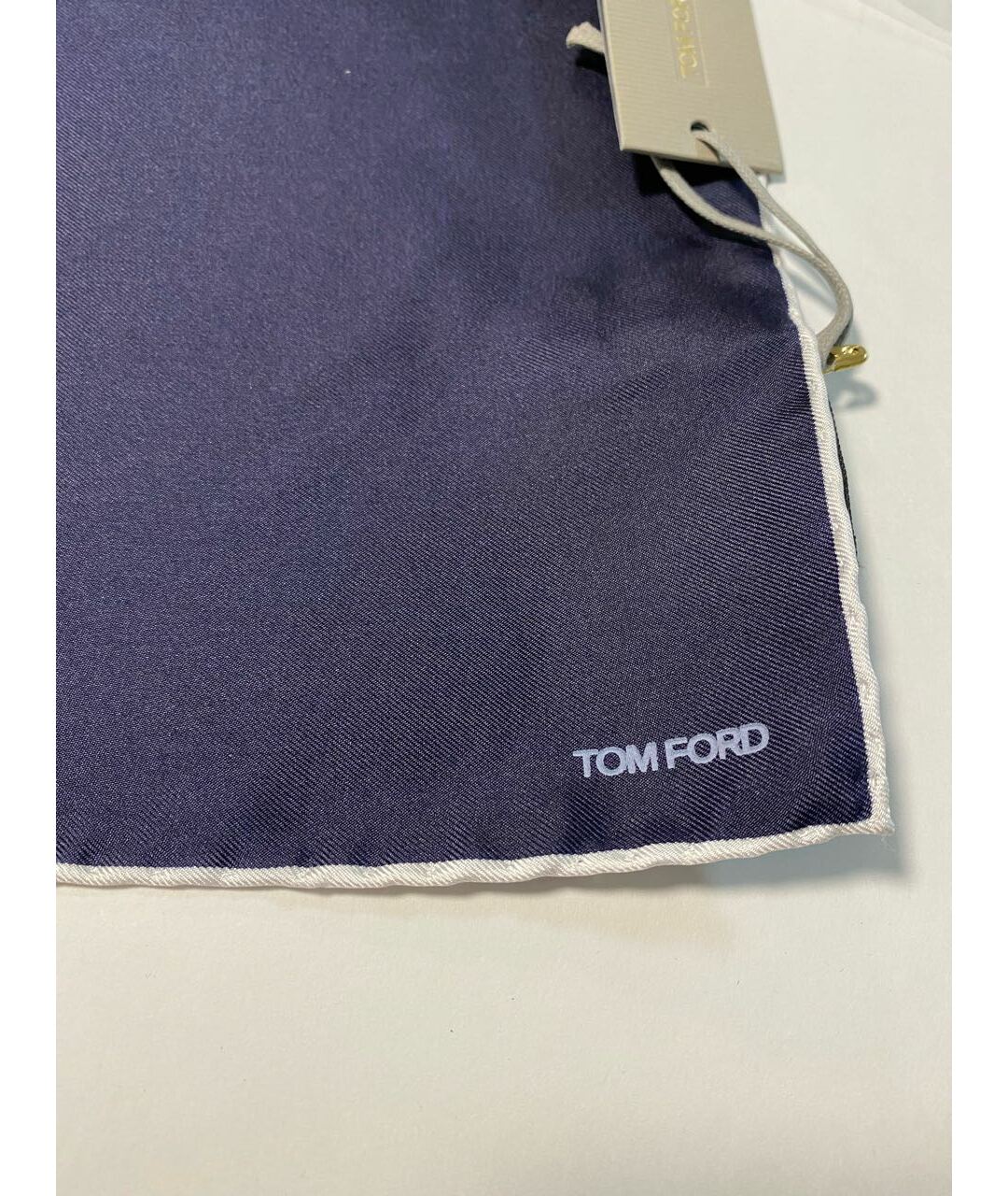 TOM FORD Фиолетовый шелковый платок, фото 3