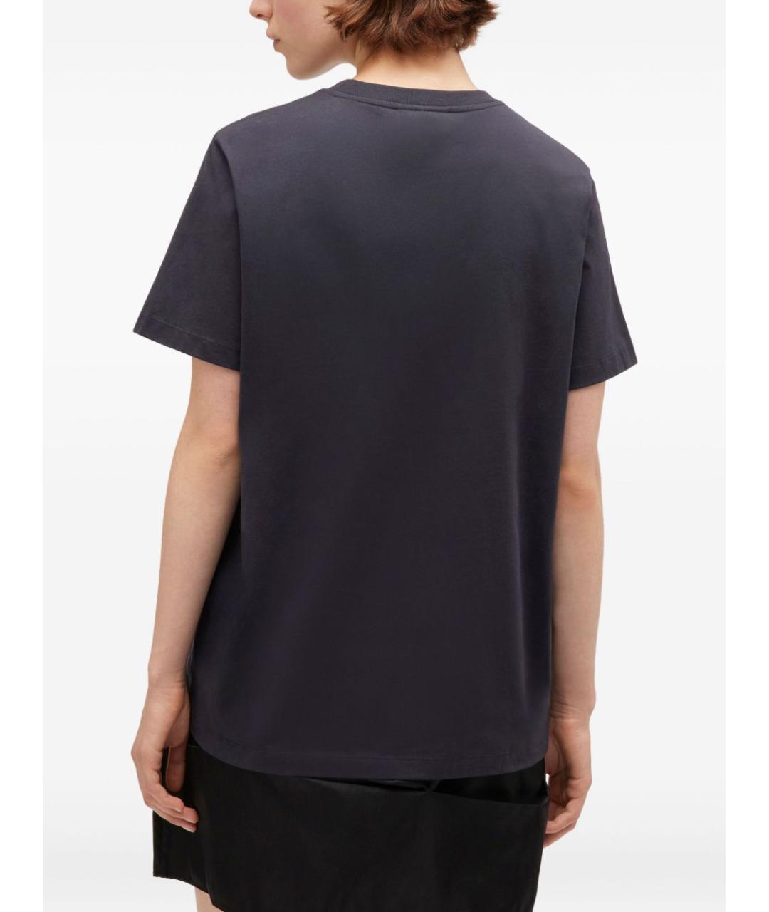 GANNI Мульти хлопковая футболка, фото 4