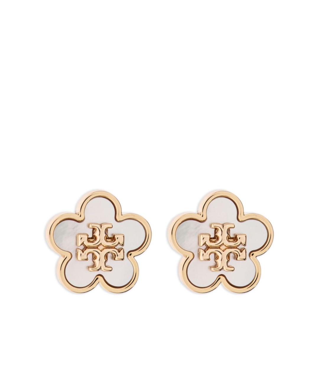 TORY BURCH Золотые металлические серьги, фото 1