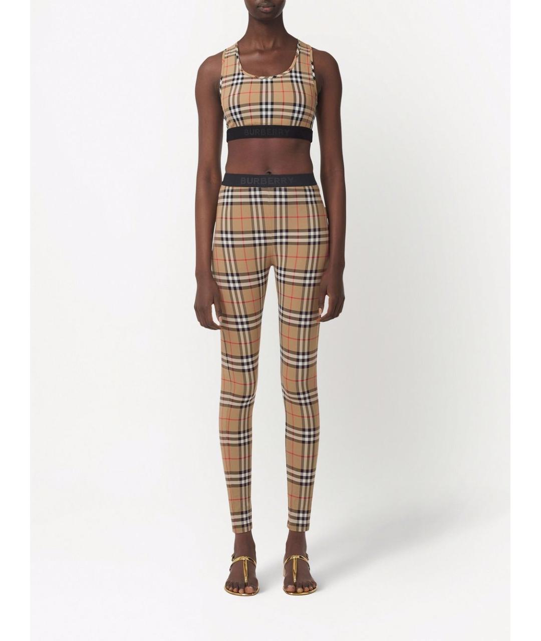 BURBERRY Мульти полиамидовая майка, фото 2