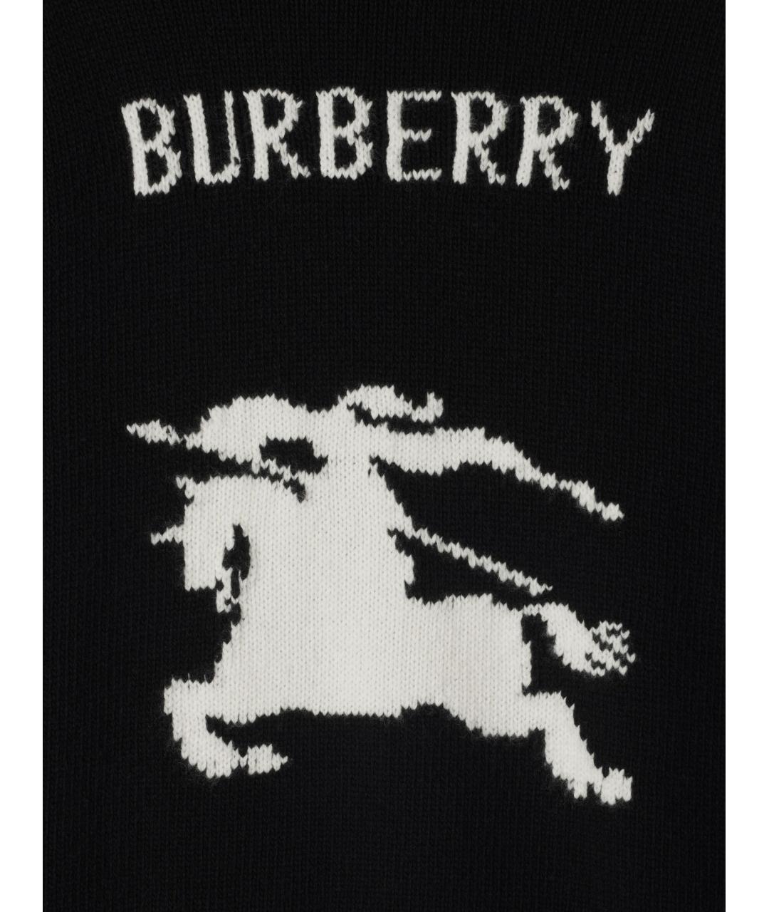 BURBERRY Черный джемпер / свитер, фото 5