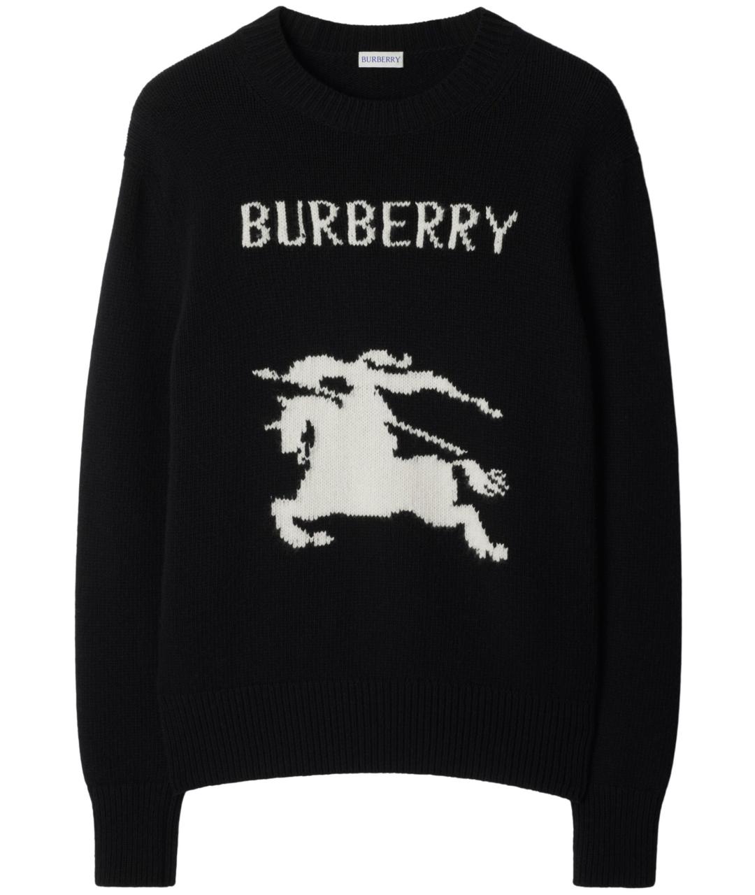 BURBERRY Черный джемпер / свитер, фото 1
