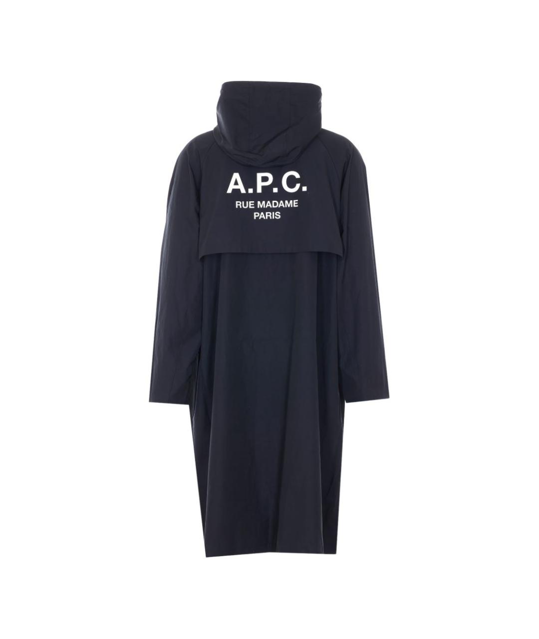 A.P.C. Черная полиэстеровая парка, фото 2