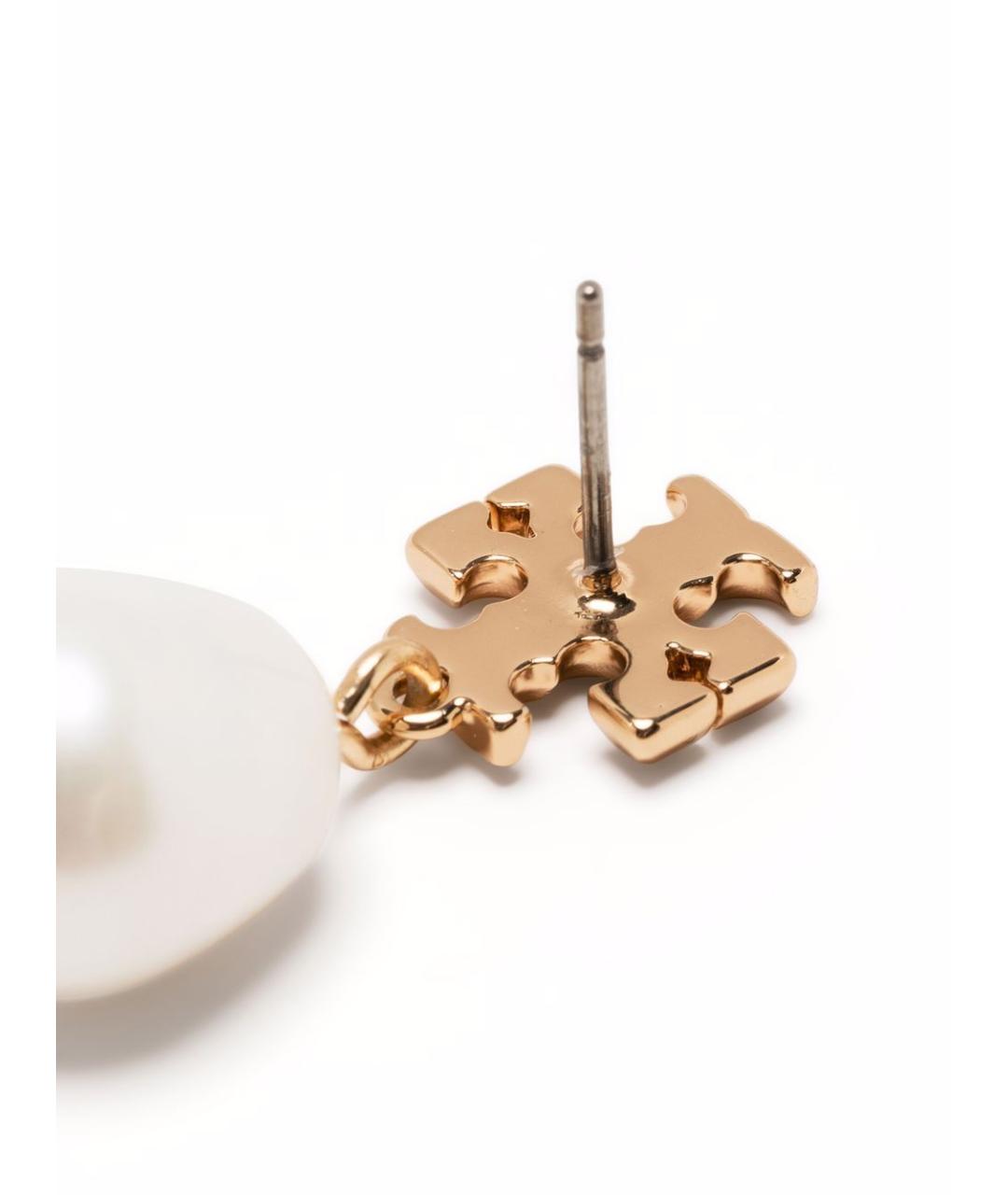 TORY BURCH Золотые металлические серьги, фото 3