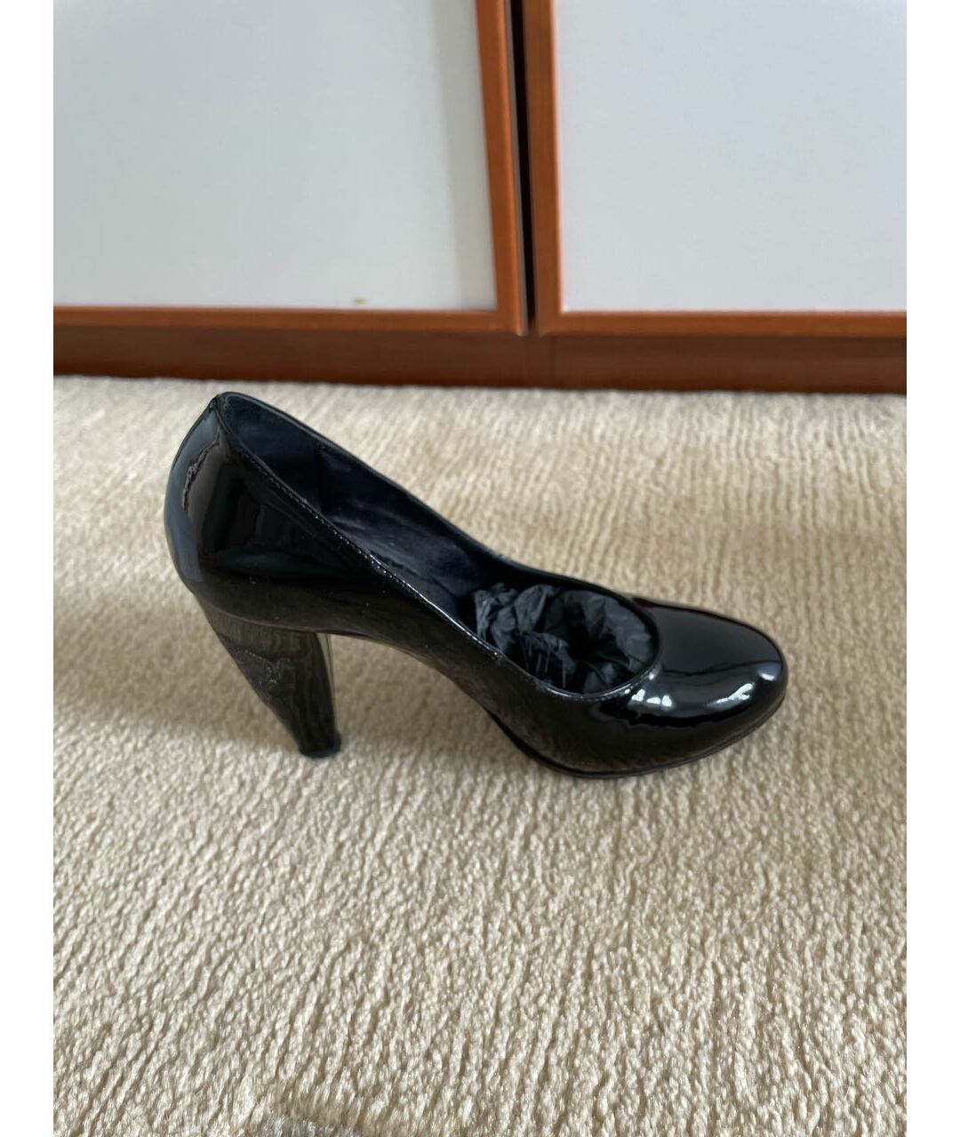 GIANFRANCO FERRE Черные туфли из лакированной кожи, фото 9