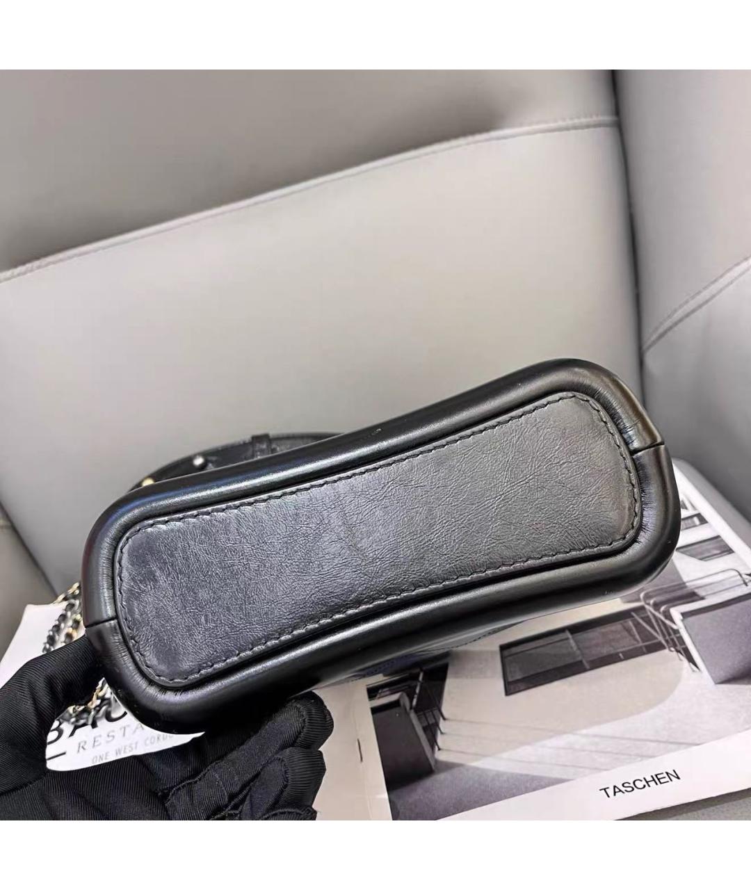 CHANEL Синяя кожаная сумка через плечо, фото 5