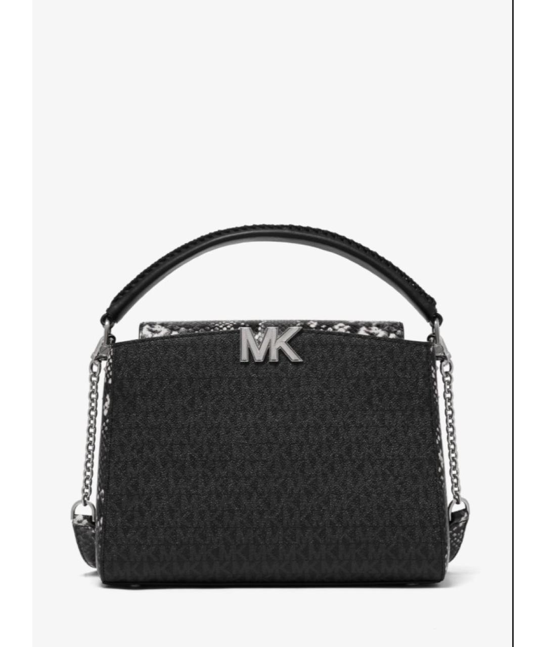 MICHAEL KORS Черная сумка с короткими ручками из искусственной кожи, фото 9