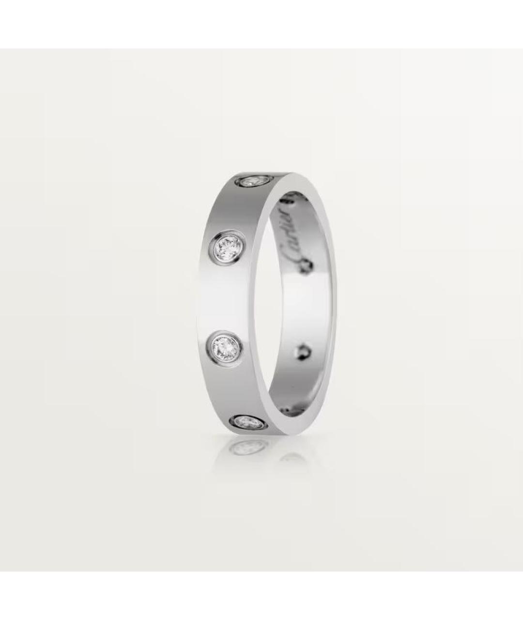 CARTIER Серебряное кольцо из белого золота, фото 2