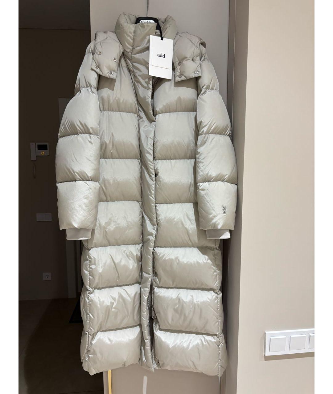 ADD Серебрянный синтетический пуховик, фото 5