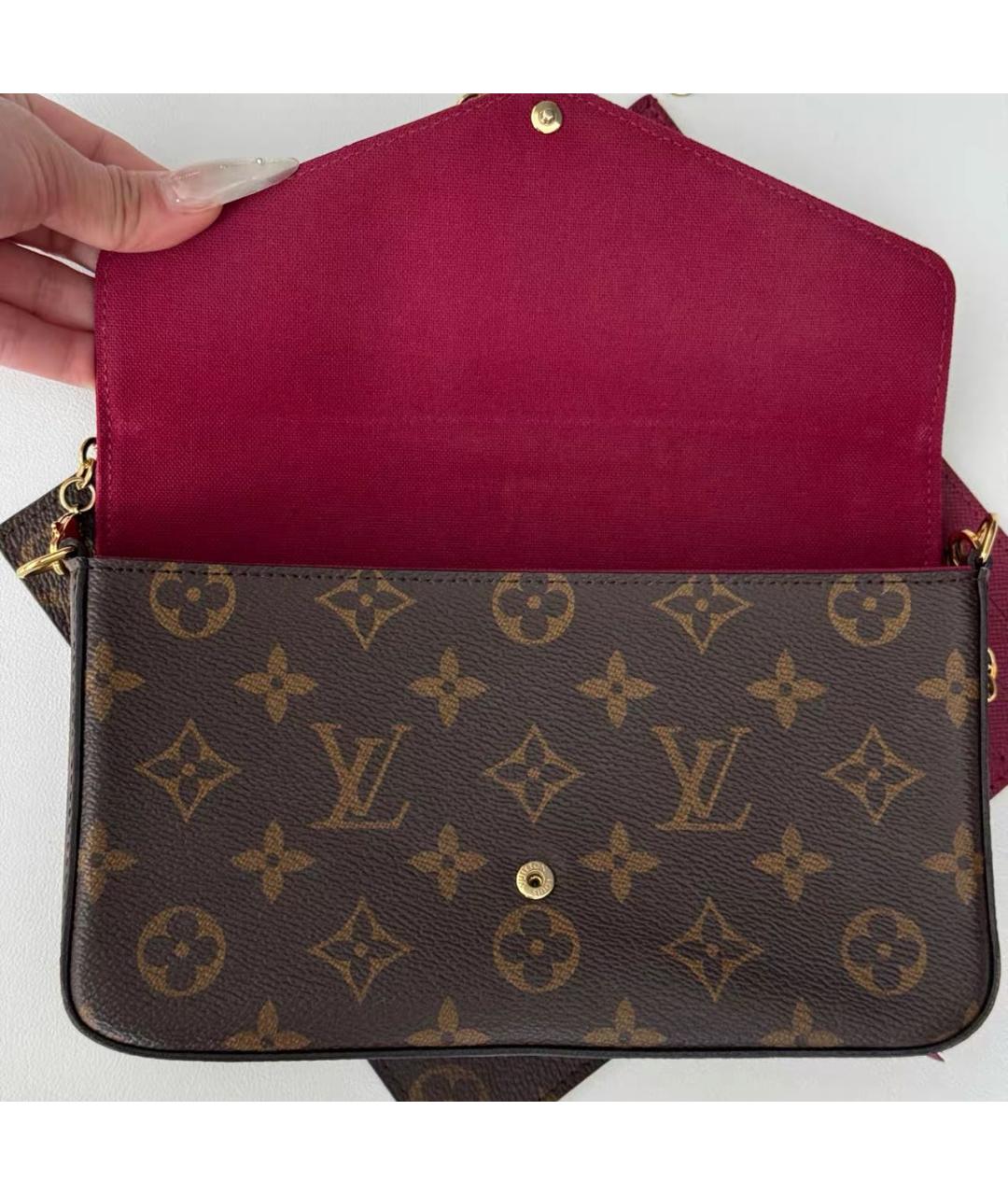 LOUIS VUITTON Коричневая сумка через плечо, фото 7
