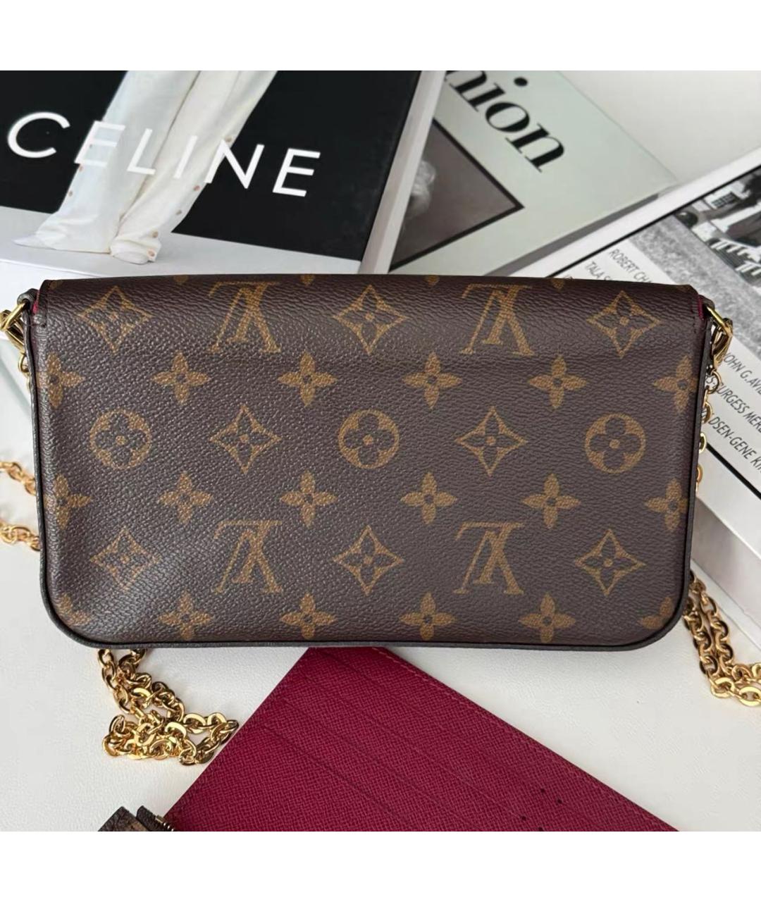 LOUIS VUITTON Коричневая сумка через плечо, фото 2