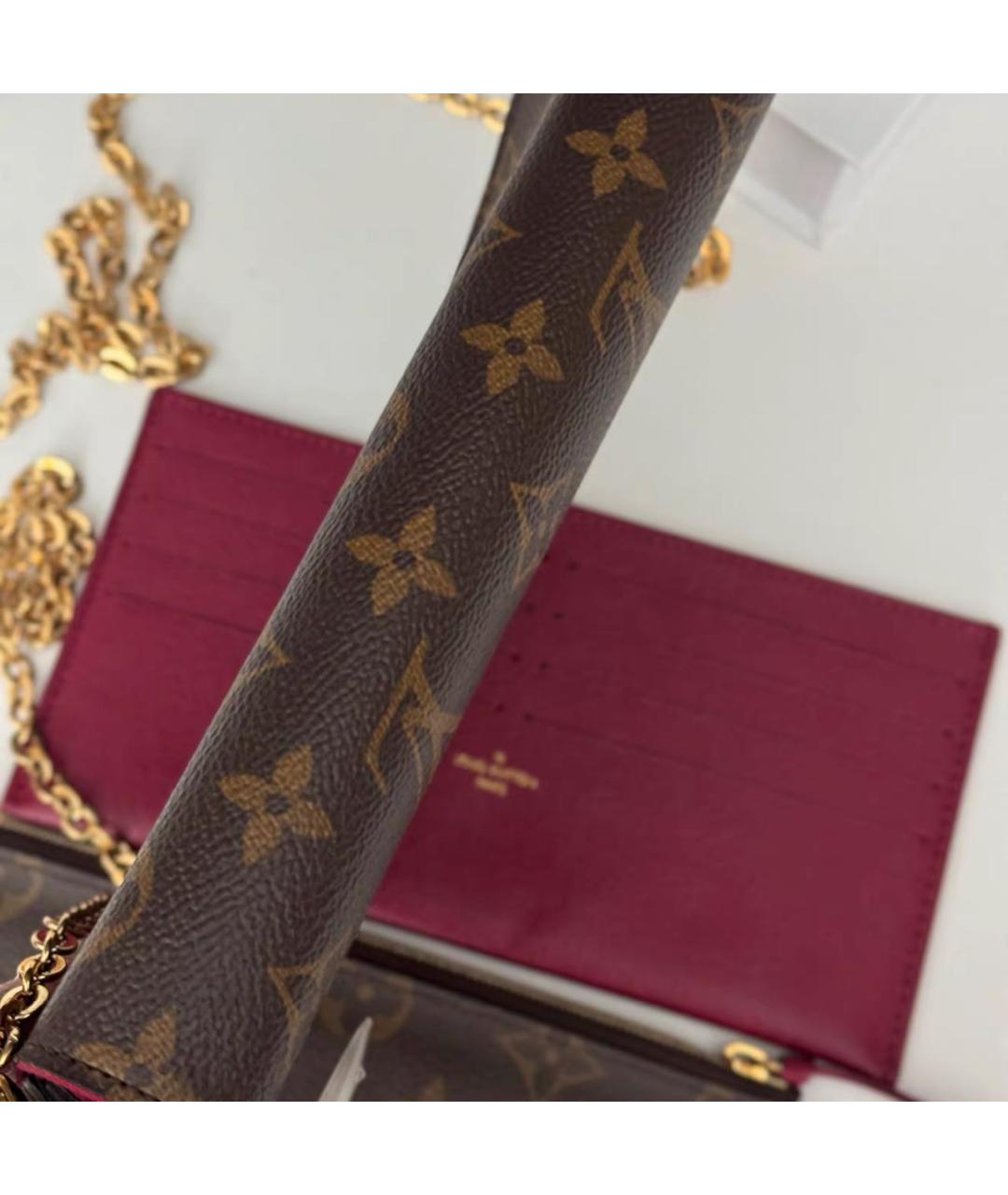 LOUIS VUITTON Коричневая сумка через плечо, фото 6