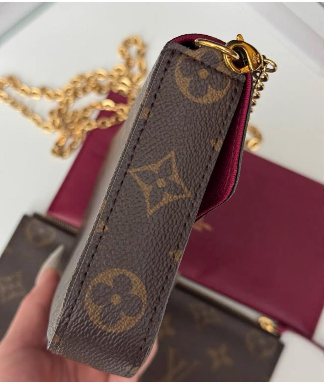 LOUIS VUITTON Коричневая сумка через плечо, фото 4