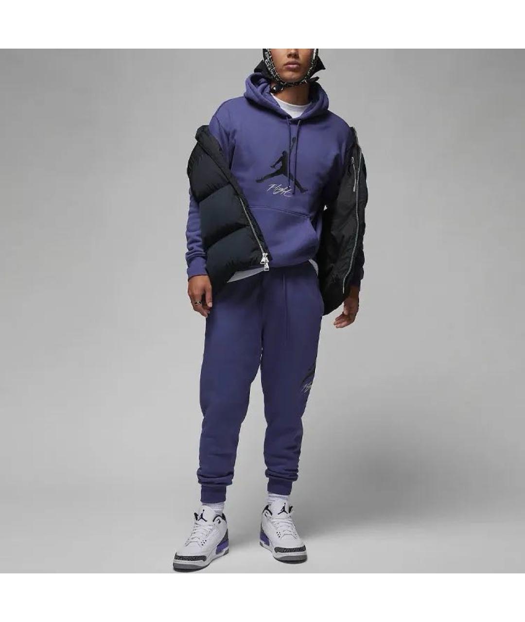 JORDAN Фиолетовый твидовый спортивный костюм, фото 8