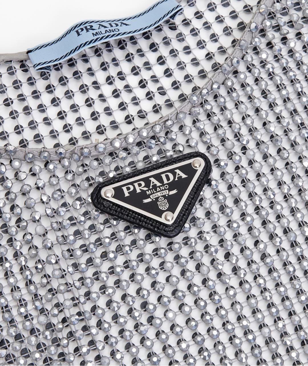 PRADA Черное шелковое вечернее платье, фото 4