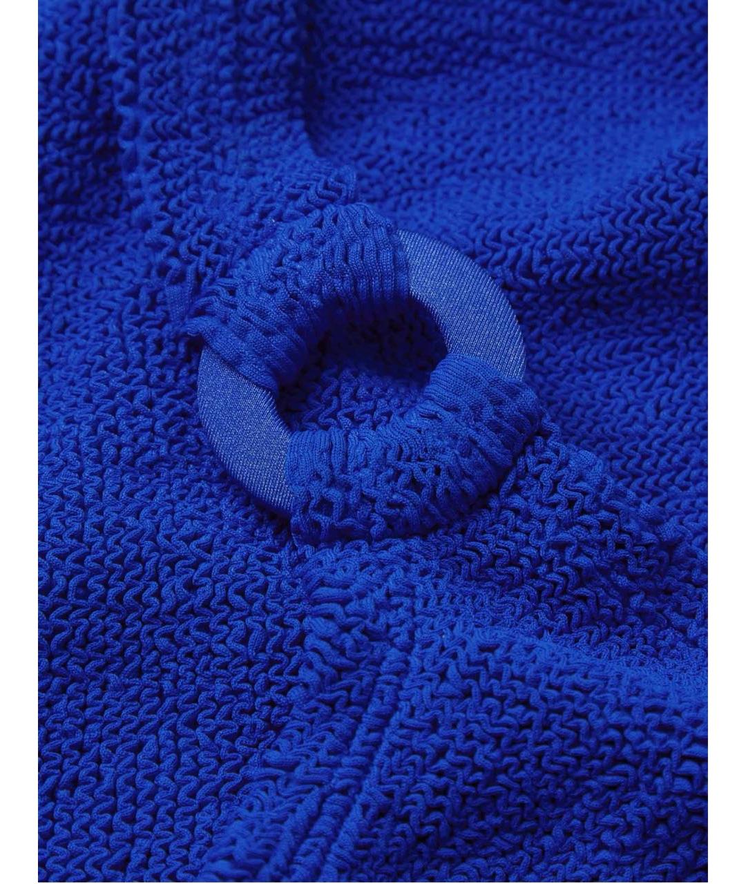 HUNZA G Синий полиамидовый купальник, фото 2