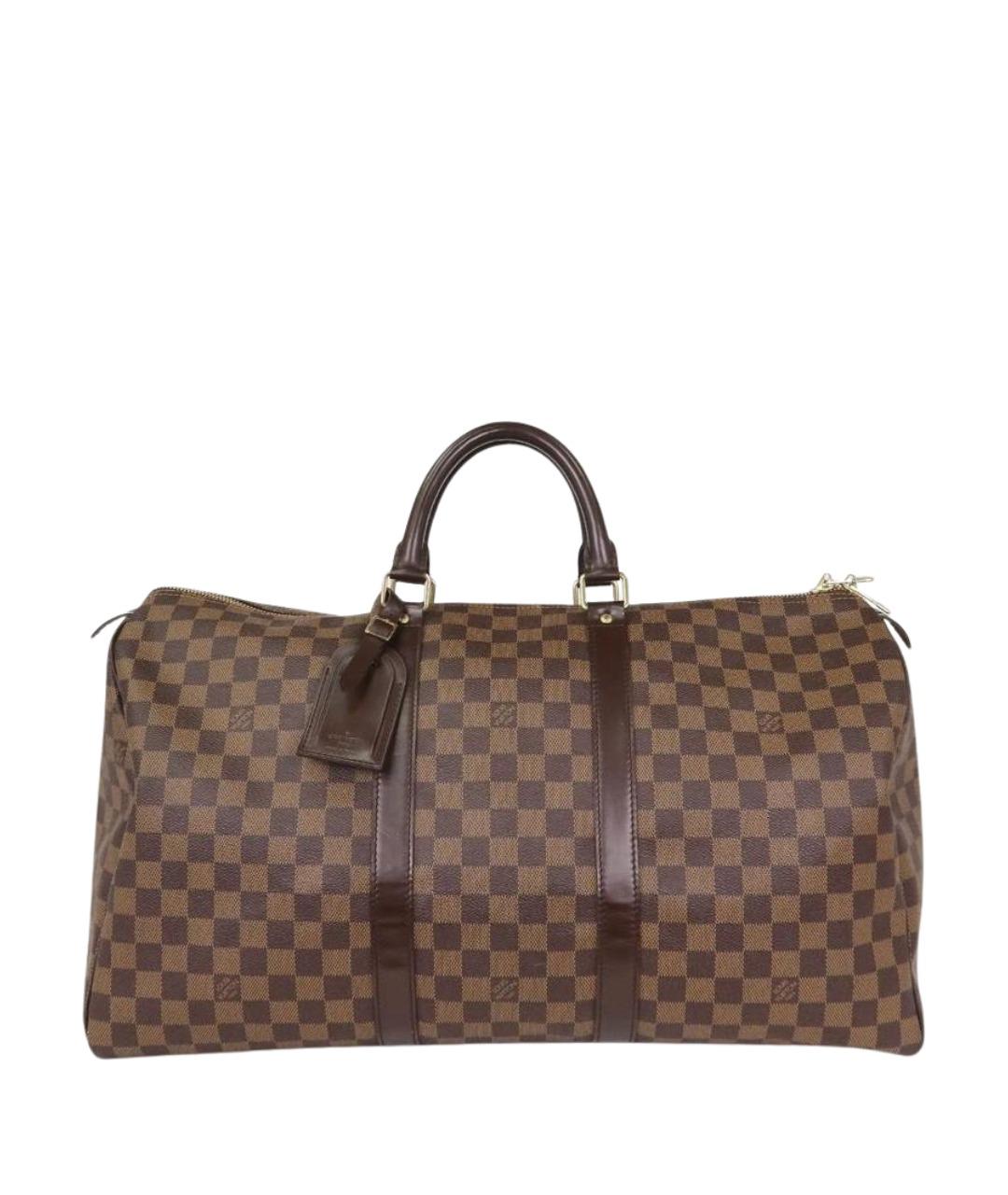 LOUIS VUITTON Коричневая дорожная/спортивная сумка, фото 1