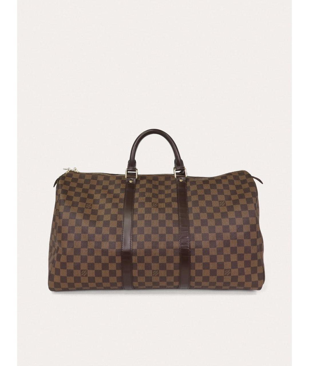 LOUIS VUITTON Коричневая дорожная/спортивная сумка, фото 5