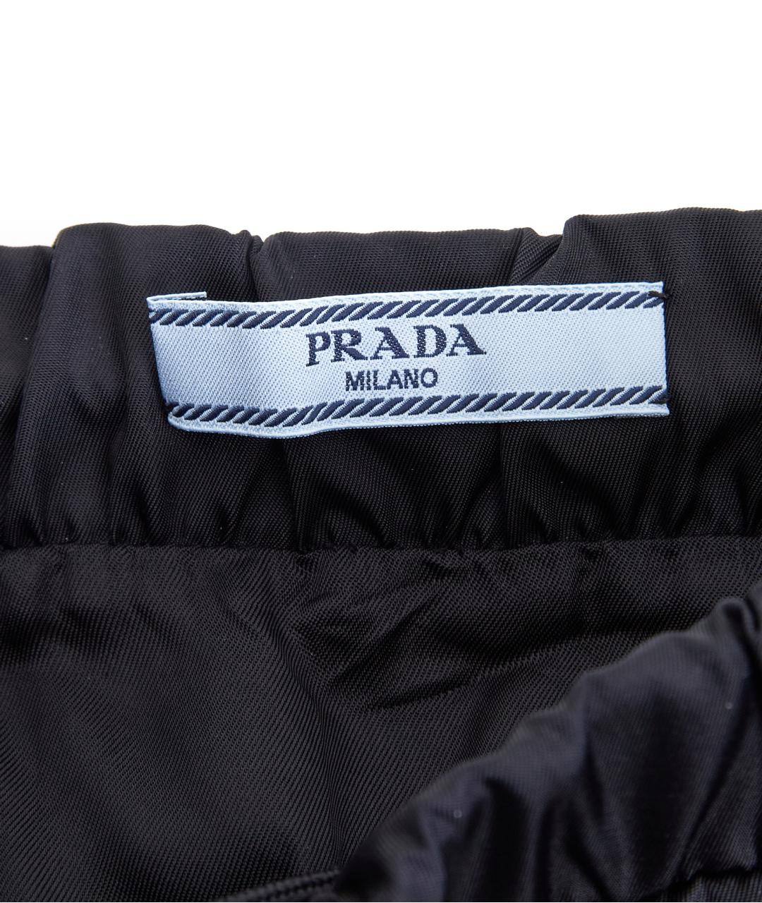 PRADA Черный шерстяной костюм с юбками, фото 7