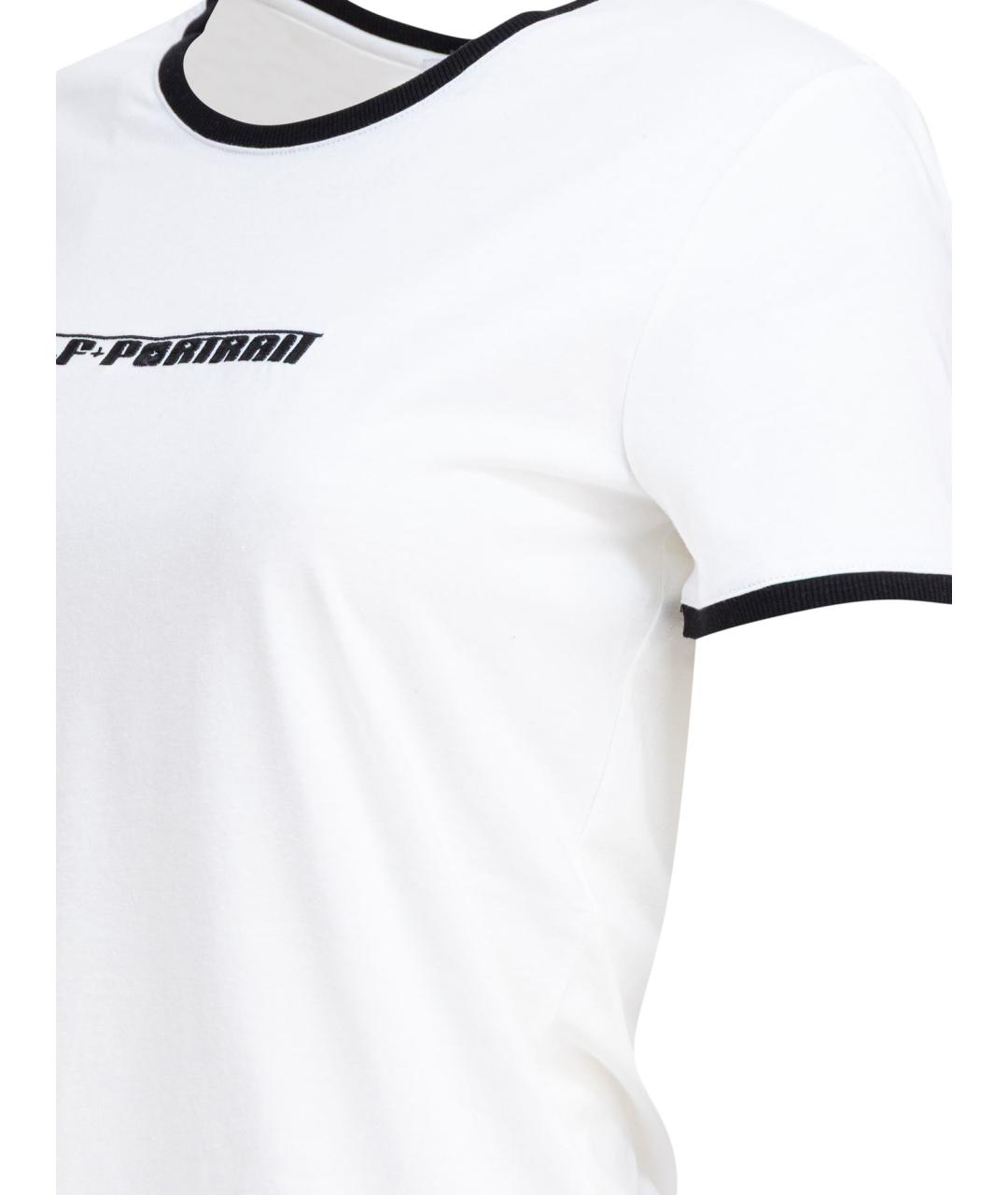 SELF-PORTRAIT Белая хлопковая футболка, фото 4