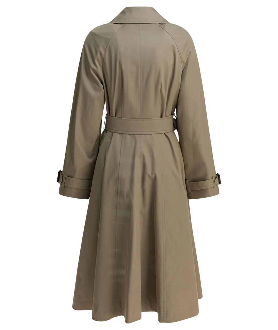 BURBERRY Бежевый хлопковый тренч/плащ, фото 2