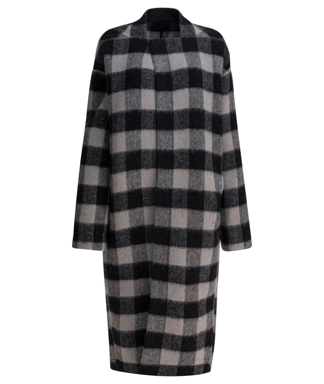 RICK OWENS Мульти шерстяное пальто, фото 1