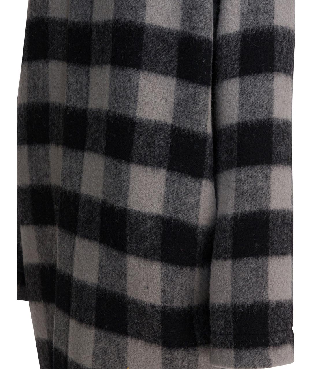 RICK OWENS Мульти шерстяное пальто, фото 4