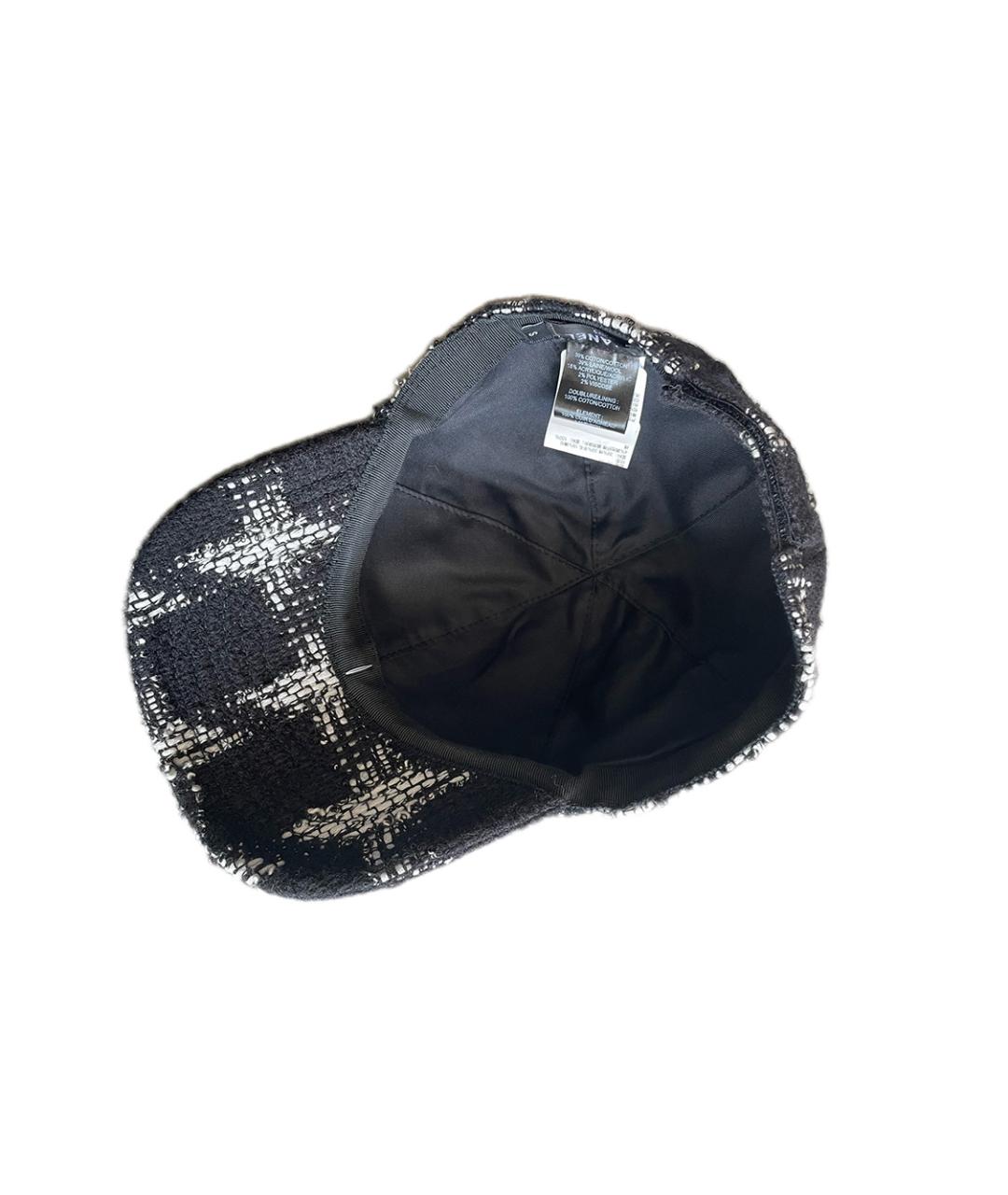 CHANEL Черная кепка, фото 3