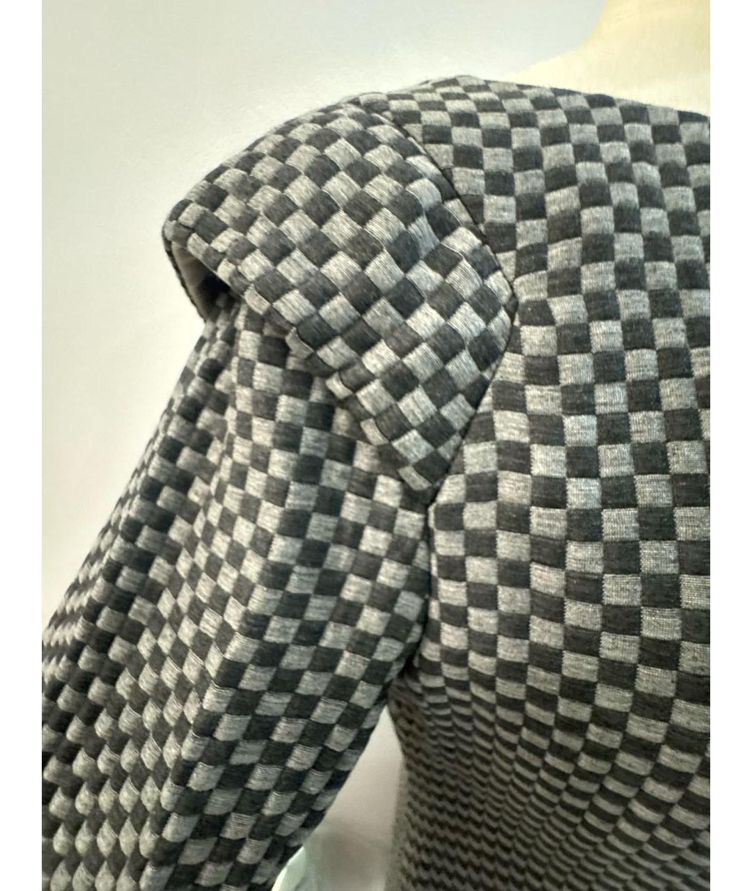 GIORGIO ARMANI Серое вискозное платье, фото 6