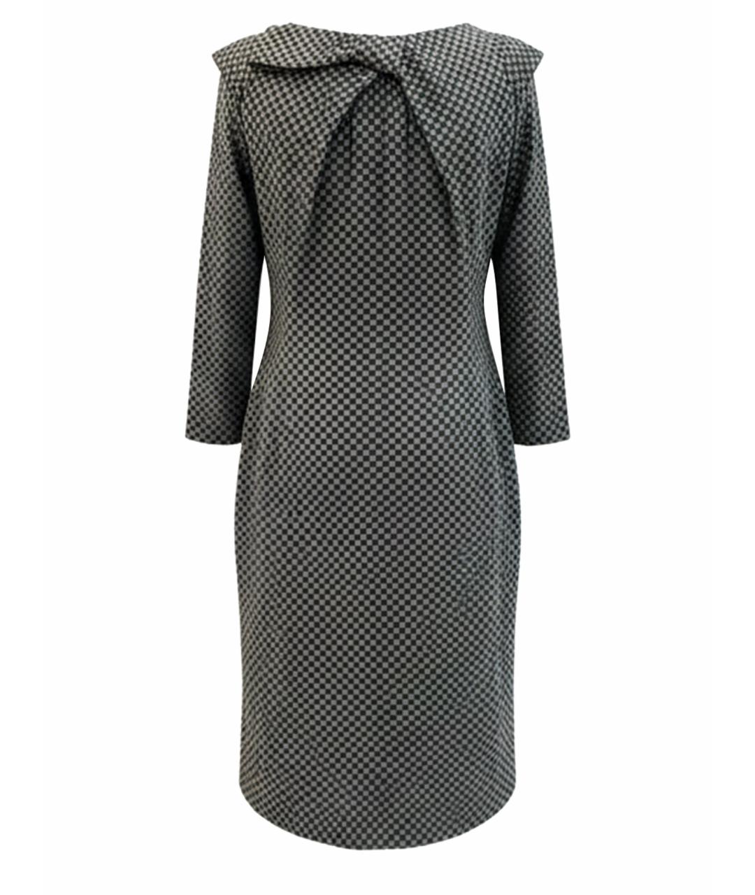 GIORGIO ARMANI Серое вискозное платье, фото 1