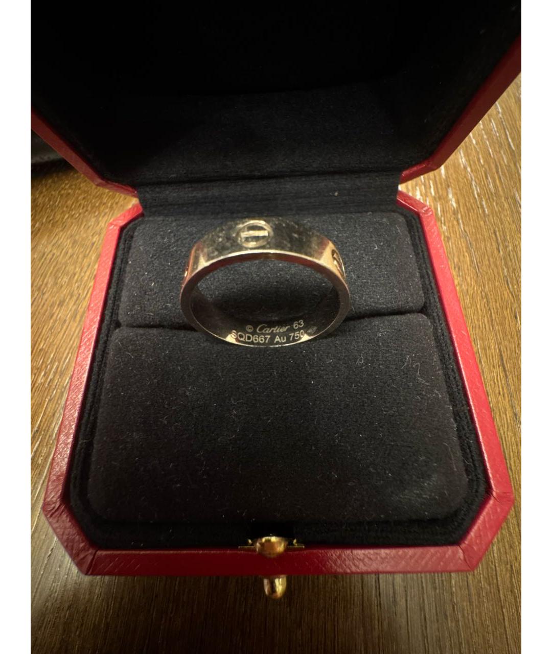 CARTIER Белое кольцо из белого золота, фото 4