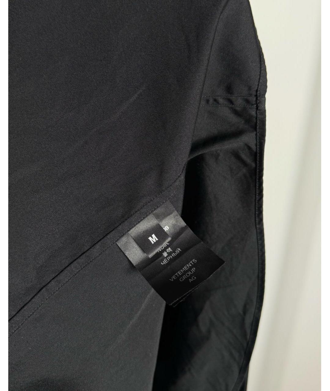 VETEMENTS Черная рубашка, фото 7