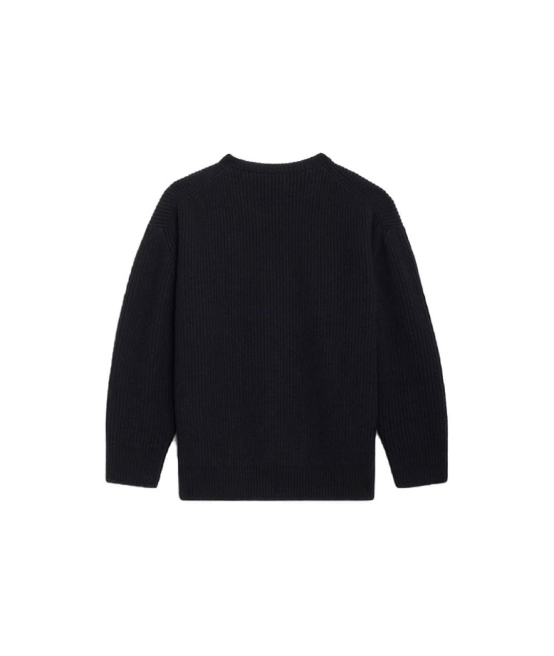 CELINE Черный шерстяной джемпер / свитер, фото 2