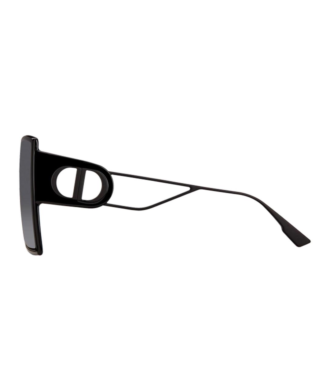 CHRISTIAN DIOR Черные пластиковые солнцезащитные очки, фото 3