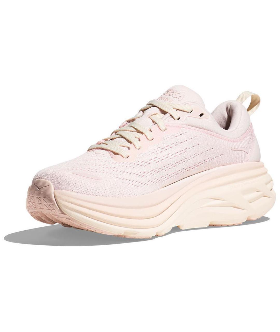 HOKA Розовые текстильные кроссовки, фото 2