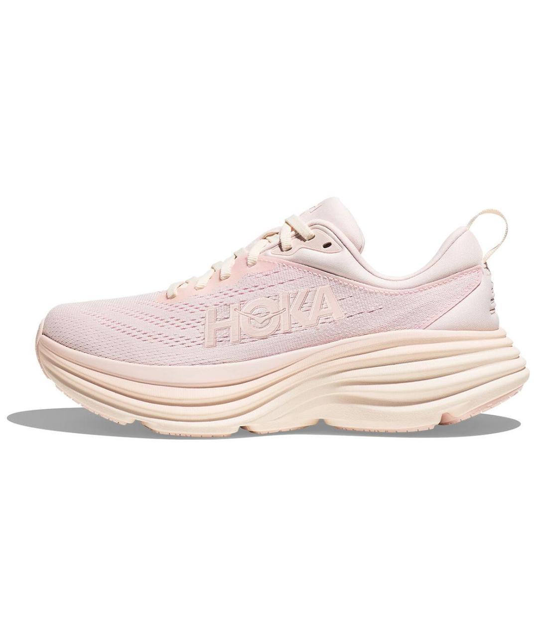 HOKA Розовые текстильные кроссовки, фото 6