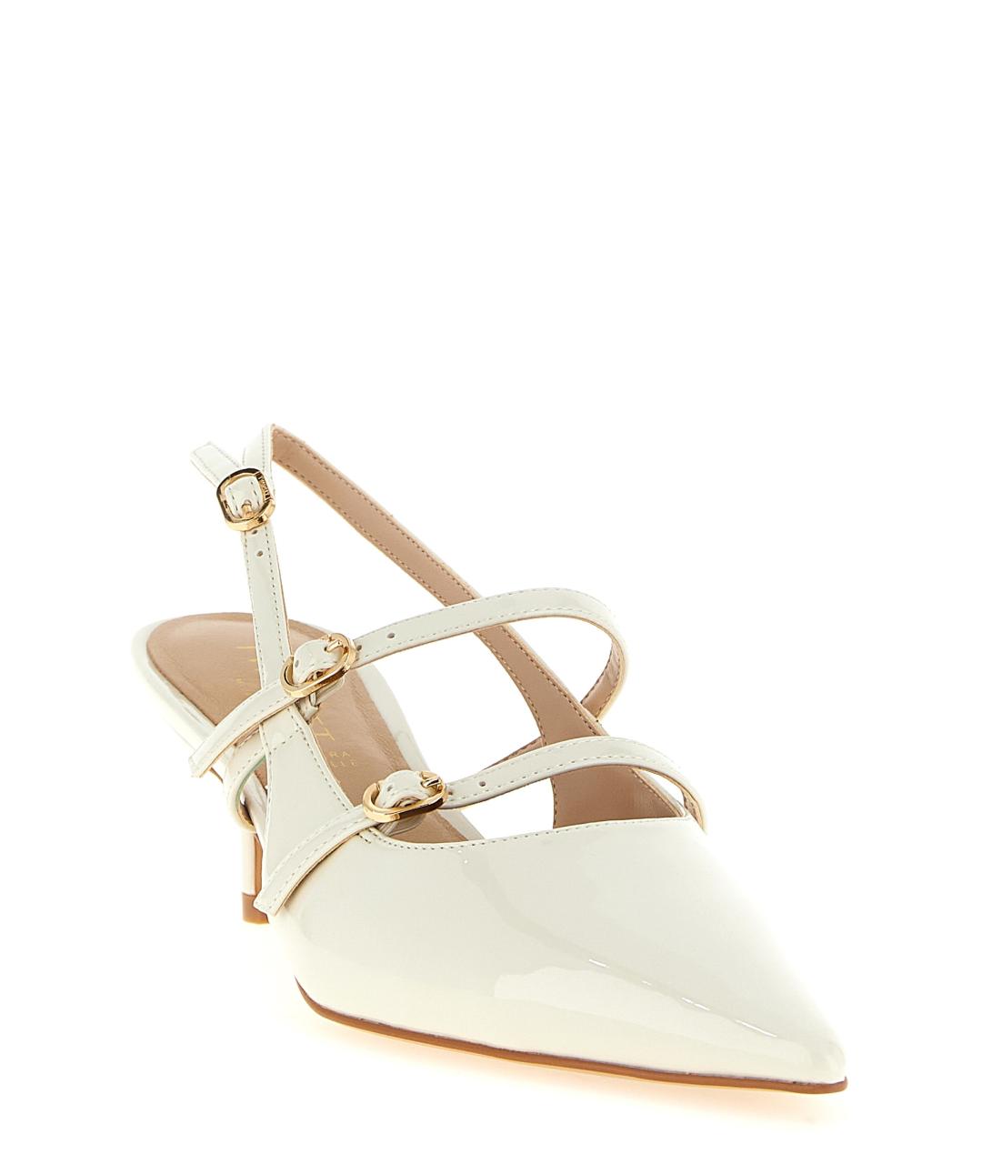 TWIN-SET Белые туфли из лакированной кожи, фото 2