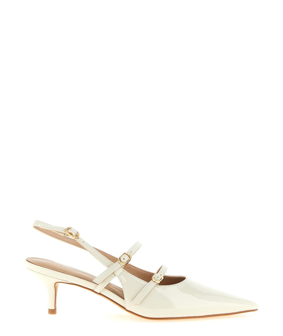 TWIN-SET Белые туфли из лакированной кожи, фото 1