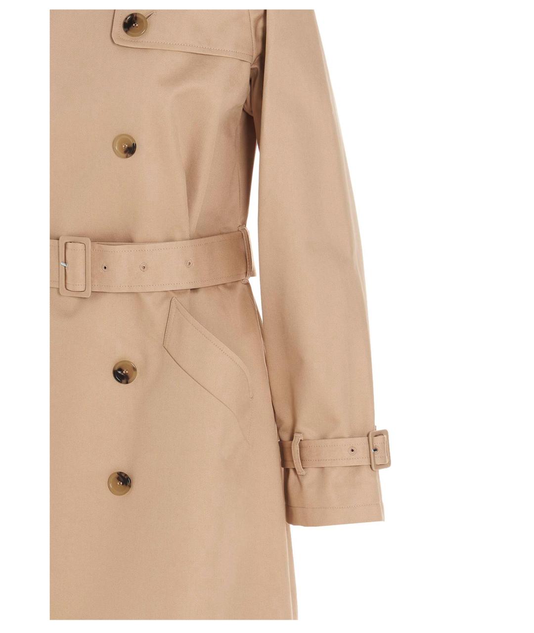 A.P.C. Бежевый хлопковый тренч/плащ, фото 5