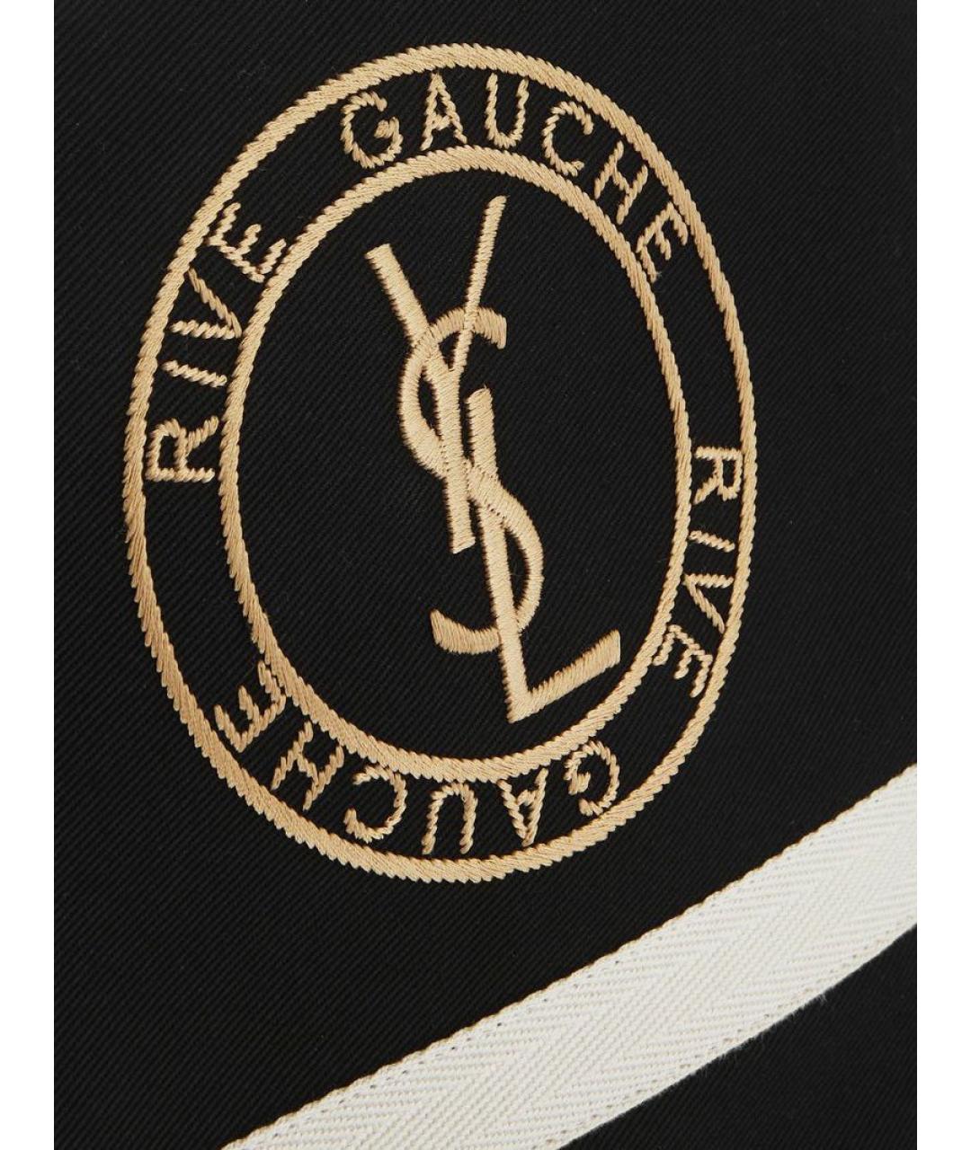 SAINT LAURENT Черный тканевый рюкзак, фото 4