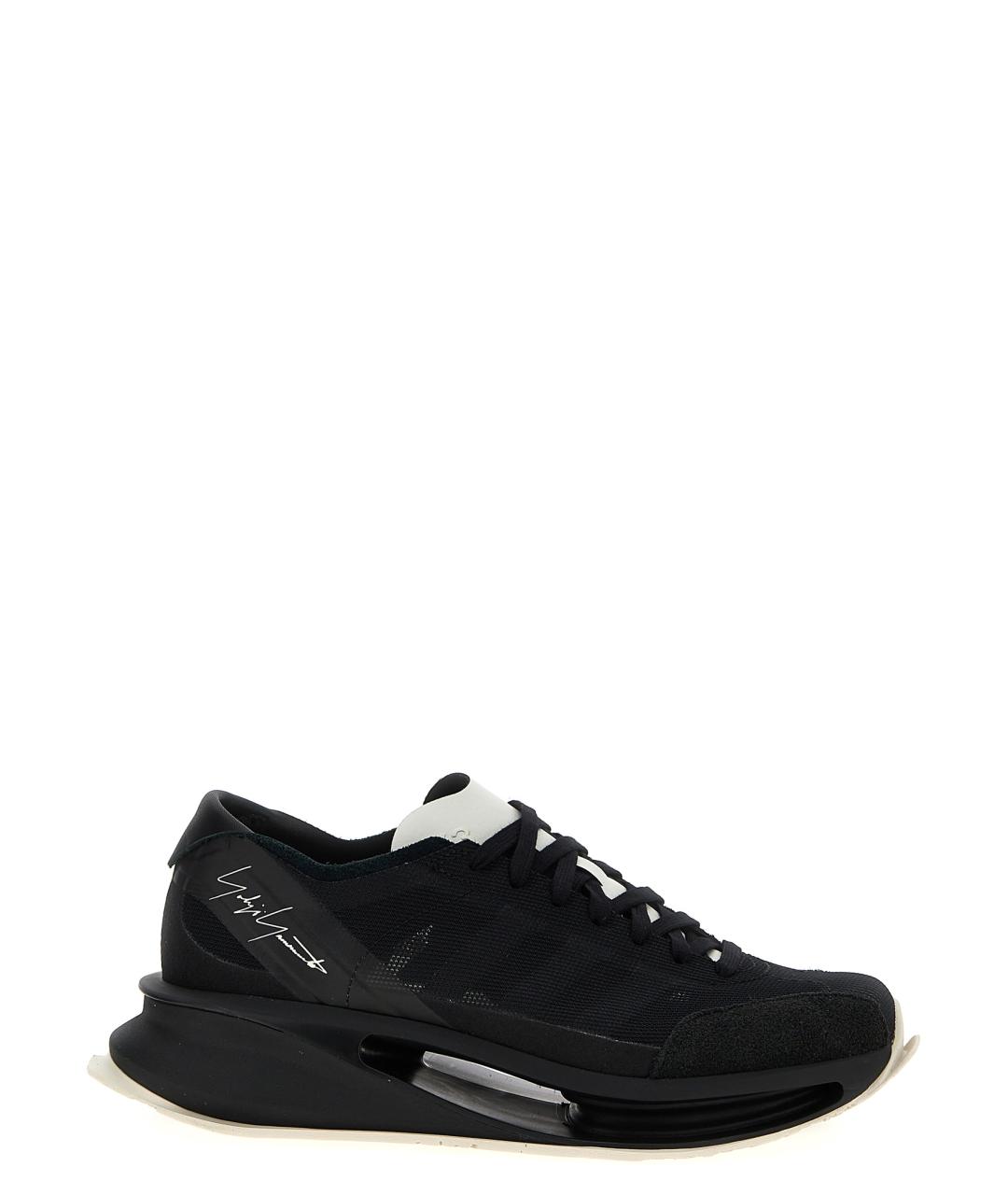 Y-3 Черные текстильные кроссовки, фото 1