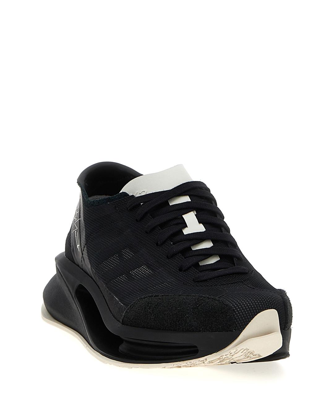 Y-3 Черные текстильные кроссовки, фото 2