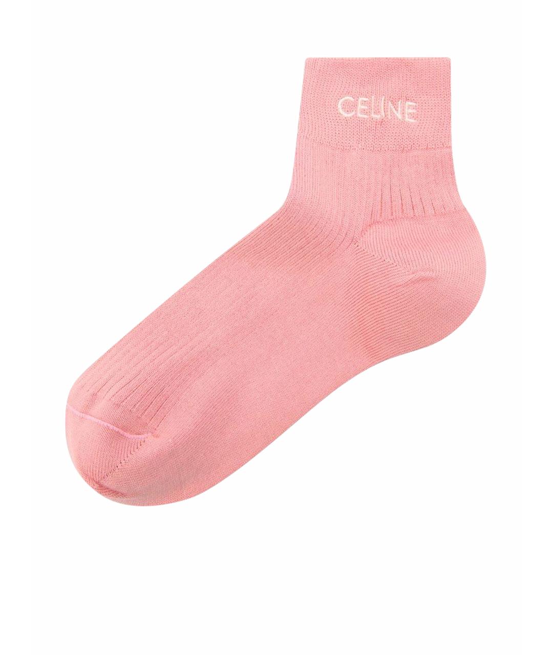 CELINE Розовые носки, чулки и колготы, фото 4