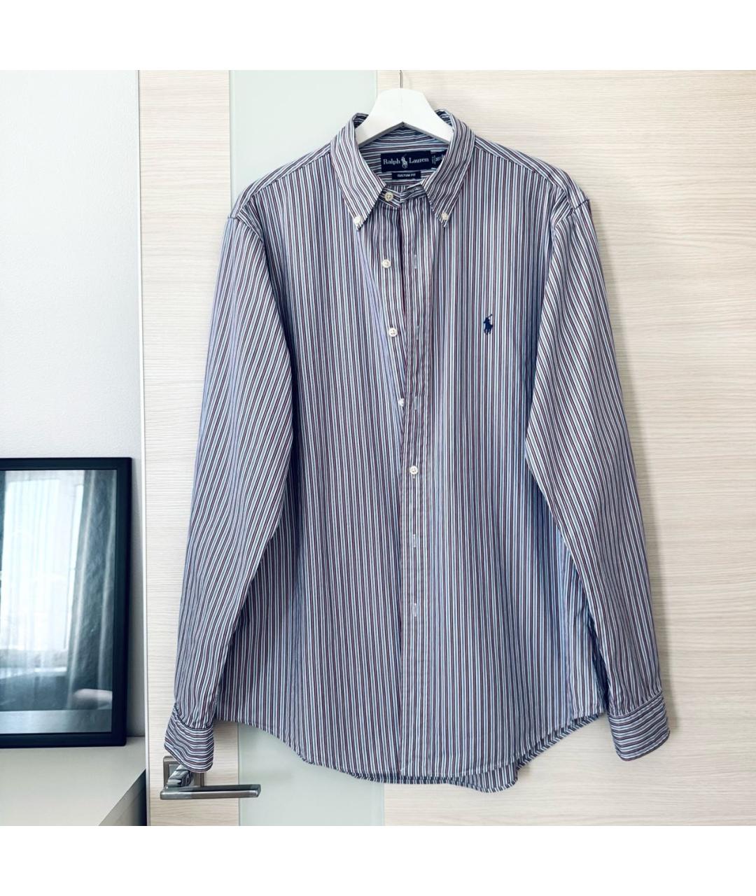 RALPH LAUREN Мульти хлопковая классическая рубашка, фото 9